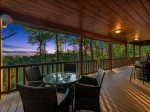 Soaring Hawk Lodge: Entry Level Deck View